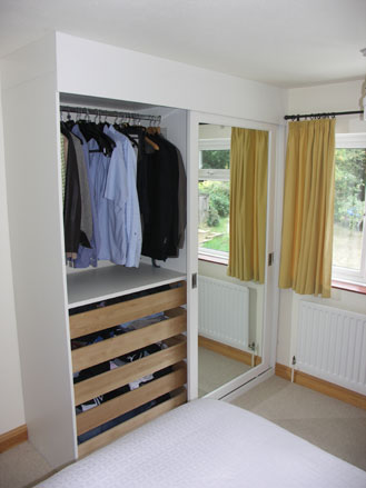 wardrobes with mirrored sliding doors